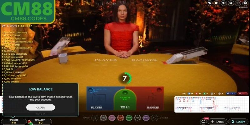 Baccarat CM88 – Bước Đột Phá Trong Trò Đánh Bài Trực Tuyến 2 Quy tắc chia bài giúp tính điểm chính xác