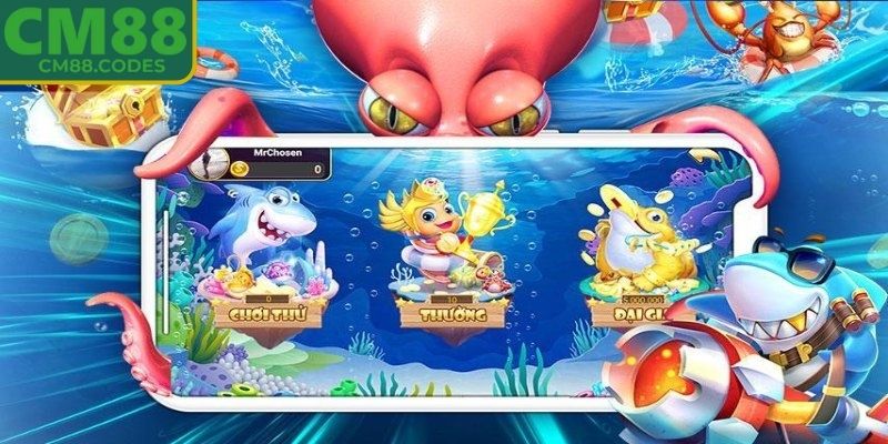 Bắn Cá Dễ Dàng CM88 – Trò Đổi Thưởng Cuốn Hút Từng Màn 2 3 cấp độ chơi phổ biến nhất ở trong game