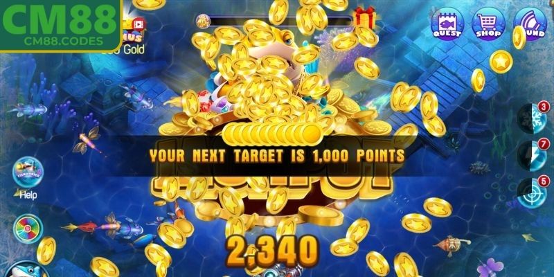 Nhị Gia Bắn Cá CM88 - Trò Đổi Thưởng Hot Top 1 Hiện Nay 3 Quan sát hướng di chuyển mục tiêu để bắn chuẩn